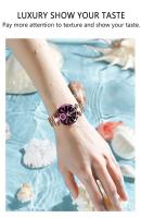 Reloj de Pulsera de Cuarzo de Lujo para Damas Marca Superior A Prueba de Agua Acero Inoxidable - details 8
