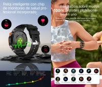 Relojes militares impermeables para hombres, pulsera inteligente con llamada, Bluetooth, para Android e iOS, 5atm - details 3