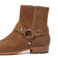 Botas tobilleras Chelsea y Chuka para ocasiones formales para hombre para bodas o uso durante todo el año de zapatos de cuero para hombre - details 3