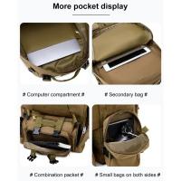 Mochila táctica de 50L Impermeable, para hombre, ideala para senderismo, escalada, pesca, portátil para ordenador de viaje - details 7
