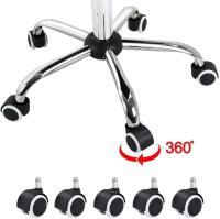 Silla de oficina giratoria, taburete de trabajo, altura de barra ajustable, carga máxima 120 kg con respaldo blanco. - details 4