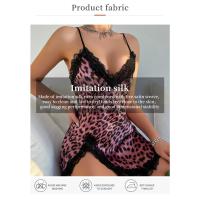 Pijamas de moda con cuello en V y tirantes, pijamas de imitación de seda para mujer, ropa de descanso informal, pijamas transpirables - details 1