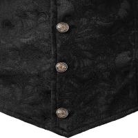 Chaleco de traje para hombre, chaleco con estampado de cuello en V, chaleco de boda para novio, traje elegante para hombre, chaleco, vestido Formal, chaqueta, chaleco, ropa de trabajo - details 12