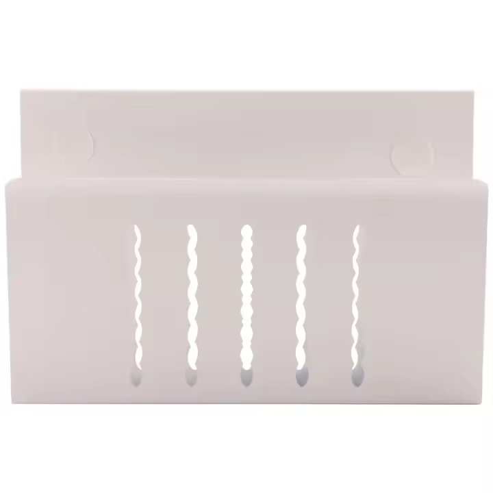 Almacenamiento lateral de escritorio, almacenamiento de escritorio colgante, almacenamiento debajo del escritorio, soporte para computadora portátil, almacenamiento para tabletas, hecho de acero, capacidad de carga de 3 kg B - 1