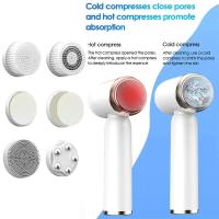 Cepillo de limpieza sónico impermeable, limpieza de poros faciales y exfoliante, limpieza eléctrica de silicona portátil 6 en 1 - details 7