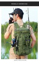 Mochila de pesca multifuncional, bolsa de almacenamiento de aparejos, camping, senderismo, bolsa de deportes al aire libre - details 16