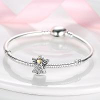 Abalorios de Encanto para Mujeres de Plata de Ley 925 Viaje Angel Love Boy Ajustables de 3mm Collar Original Pulsera DIY Joyería - details 1
