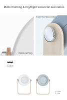 Linterna de lectura portátil y plegable, luz LED de noche regulable, táctil, con mango de madera, luces de mesa de carga USB, regalo para niños - details 5