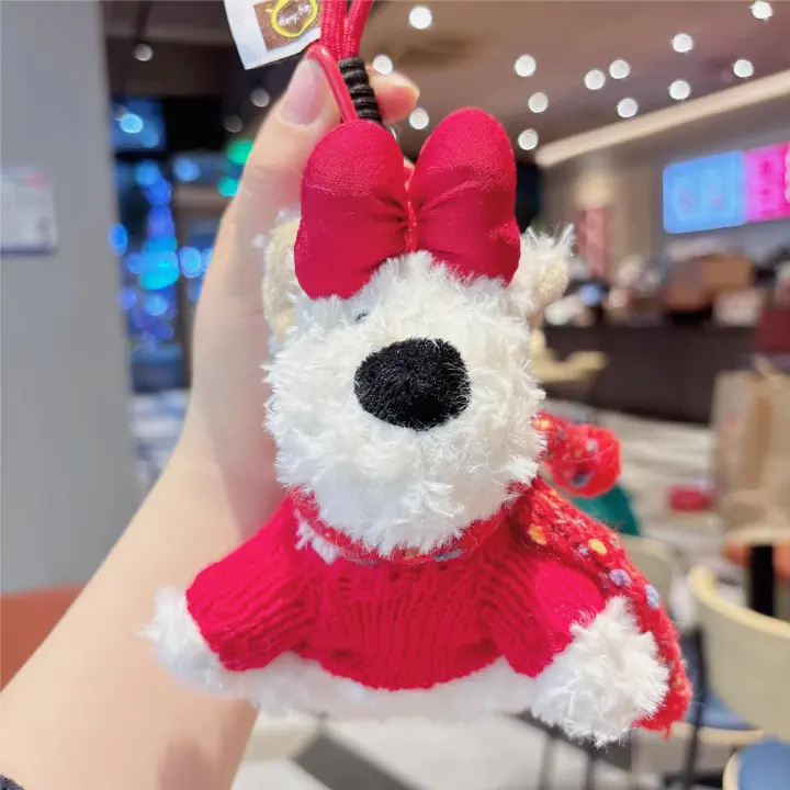 LLavero de felpa ShellieMay del oso Duffy del estilo de pareja de moda del otoño invierno - 1