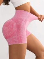 Shorts de Cintura Alta y Sin Costuras Ouwu Ajuste Lateral para Deportes y Fiestas al Aire Libre - details 10