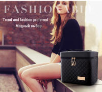 New Women Makeup Bag Waterproof PU Leather Large Capacity Multi-layer travel cosmetic bags Jewelry Storage Box With Mirror - details 0