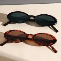 Gafas de sol ovaladas vintage para mujer, gafas de sol ovaladas pequeñas, gafas de sol de moda vintage inusuales para mujer - details 1