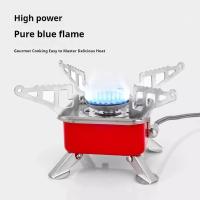 Estufa de Camping portátil, encendido electrónico, quemador de Gas plegable para exteriores, barbacoa, equipo de cocina para acampar, estufa, camping gas, estufa portátil camping, hornillo camping gas, - details 0