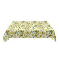 Mantel rectangular con hojas de árbol de limón, mantel antiarrugas, impermeable, paño limpiable, decoración de mesa para el hogar - details 4