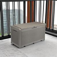 380L Arcón de Ordenación Exterior, Resina Caja de Almacenamento de Jardín para Almacenamiento Al aire Libre para Muebles de Patio - details 22