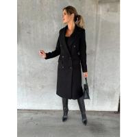Abrigo de lana de manga larga Simple para mujer, moda de otoño e invierno - details 17
