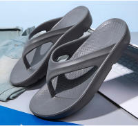 Pareja Casual Versátil Premium Simple Fondo Grueso Alto Elástico Chanclas Zapatillas Playa - details 28
