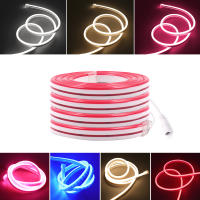 Tira de luz de neón de silicona Flexible LED, SMD 2835, bajo voltaje, 12V, 6x12, forma integrada, lineal, Flexible, cuerda impermeable - details 0