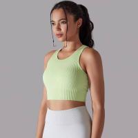 Sujetador deportivo para mujer, ropa interior, hilo sexy, informal, a rayas, sin costuras, top para gimnasio - details 31