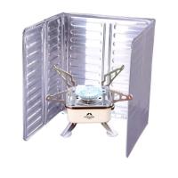 Estufa de exterior con parabrisas plegable, estufa de papel de aluminio para camping, quemador de cocina, red cortavientos, 1/2 UDS. - details 3