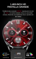 Reloj Inteligente Hombres Mujeres, Smartwatch Redondo de 1.463