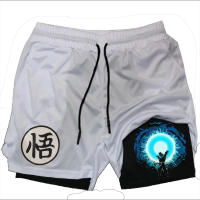 Pantalones Cortos de Verano para Hombres Versátiles, Secado Rápido, Estampado de Anime, Personalidad Casual Everyday - details 3