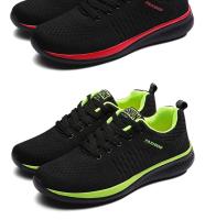 Zapatos de punto para correr para hombre, zapatillas de deporte informales a la moda para hombre, zapatillas deportivas transpirables atléticas para gimnasio, zapatillas ligeras para correr - details 16
