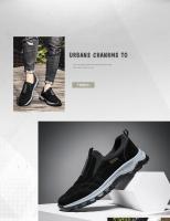 2024 nuevo senderismo al aire libre Camping ligero correr trotar deportes casuales zapatos de hombre mocasines antideslizantes zapatos de senderismo tamaño grande 39-49 - details 2