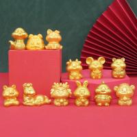 12 figuras del zodiaco chino Lunar, decoración de hadas de animales, artículos en miniatura, adornos, accesorios de decoración de habitación, regalos - details 0