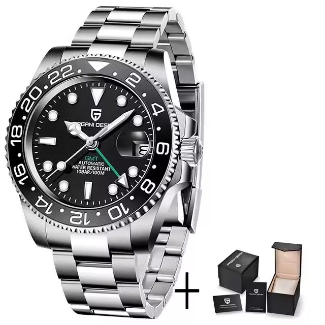 Reloj Mecánico de Lujo Premium 2024 PAGANI DIZAIN Cerámica Bezel Resistente al Agua 100M - 1