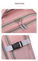 Mochila de negocios impermeable para hombre y mujer, bolsa de viaje expandible para portátil, gran capacidad, 15,6, bandolera para mujer, gran capacidad, ligera, multiusos, mochila de equipaje, viaje corto - details 11