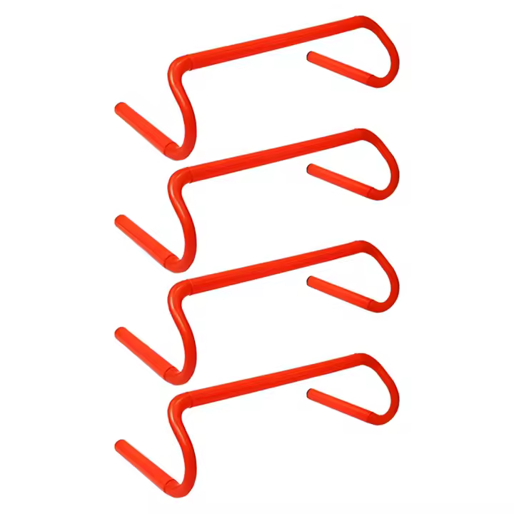 Barrera de velocidad de entrenamiento de agilidad, 15cm, barra transversal de entrenamiento de fútbol para práctica de fútbol-naranja - 1