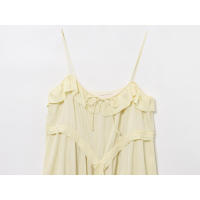 OUWU- Vestido Corto Camisola Decorativo En Capas Sin Espalda Estilo Vacaciones Holgado A La Moda Novedad De Verano Para Mujer - details 3