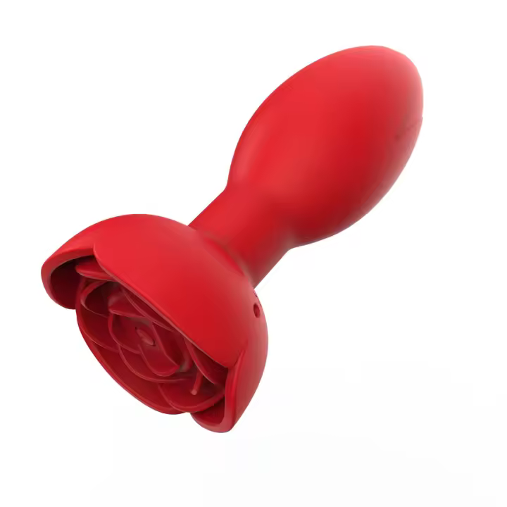 Enchufe Anal Vibrador Control Remoto 10 Modos de Vibración Masajeador Prostatico para Hombres y Mujeres Juguetes Sensuales Rojos - 1
