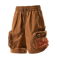 Pantalones cortos informales para hombre de calle al aire libre, pantalones cortos deportivos holgados y transpirables de verano, pantalones cortos Cargo con múltiples bolsillos a la moda para hombre - details 1