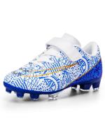 Zapatos de fútbol profesionales para niños, entrenamiento de verano, diseño libre de encaje TF/campo de uñas corto y largo roto FG/AG campus - details 3