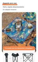 Mesa camping plegable con sillas multifunción familiares party al aire libre pesca - details 5