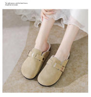 Zapatillas de casa de invierno Zuecos de mujer de felpa con plantilla ortopédica - details 2