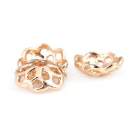 Tapas de Abalorios de Brasso Dorado 18K de Alta Calidad Accesorios de Joyería DIY para Collares y Pendientes - details 17