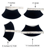 Cómodo sello de cuello de neopreno para traje seco de kayak Sello de cuello flexible elástico de 2,5 mm Junta de repuesto para traje de buceo Cuello suave para la piel (1 pieza) - details 1