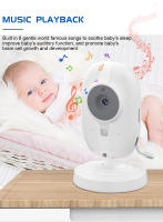ABM600 Monitor de bebé 3,5 pulgadas cámara de Monitor de bebé LCD 2,4G madre chico Audio bidireccional cámara de vigilancia de niñera regalo de vídeo seguro - details 2