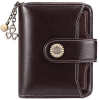 Billetera de mujer de cuero, función RFID corta para mujer, mini billetera cero, paquete de tarjeta de crédito - details 14