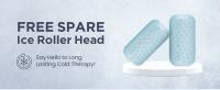 Rodillo de hielo Facial Premium con estuche de transporte y rodillos para ojos fríos de larga duración para ojos hinchados y masaje frío - details 3