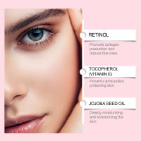 Retinol bálsamo para ojos reafirmante contorno de ojos desvanecimiento líneas finas removedor de bolsas de ojos crema hidratante nutritiva para ojos cuidado de la piel - details 4