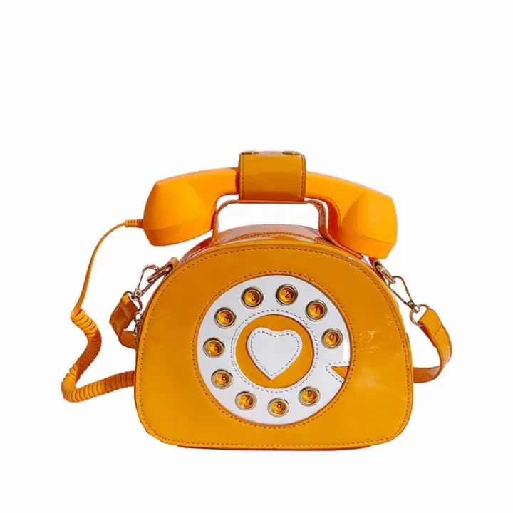 Bolso Telefónico Retro para Mujeres Bolso Cruzado con Asa Superior Bolso de Mano con Teléfono - 1