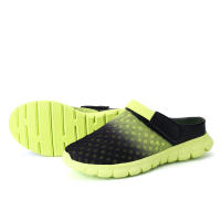 Verano pareja de hombres y mujeres cambia gradualmente sandalias de gran tamaño zapatillas de malla casual agujero zapatos de playa media zapatillas - details 23