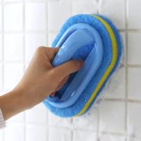 Cepillo de limpieza para el hogar con mango, jabonera, baño, cocina, bañera, esponja de fregado gruesa, herramientas duraderas, accesorios para el hogar - details 3