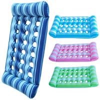 Cama inflable de agua para dormir, tumbona flotante de PVC, colchón de aire plegable para piscina, juguetes de natación al aire libre - details 3
