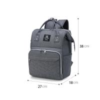 Bolsas de pañales para mamá, bolsa colgante para cochecito de bebé, mochilas para pañales de gran capacidad con cambiador - details 1