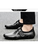 Zapatos Blancos Nuevos de Tamaño Grande Mocasines Casuales Británicos Transpirables para Hombre - details 0